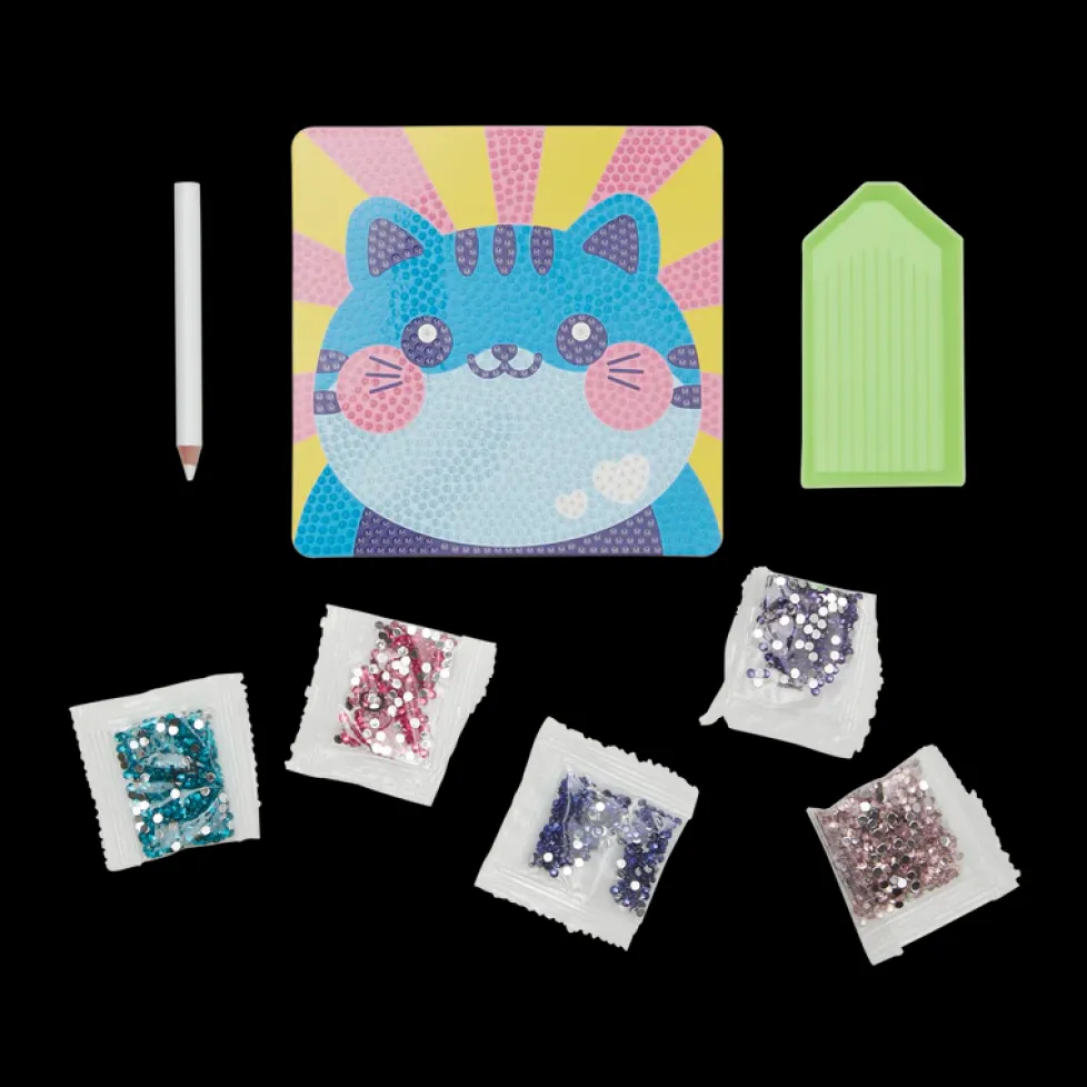 Ooly Razzle Dazzle DIY Gem Art Kit Cutesy Cats