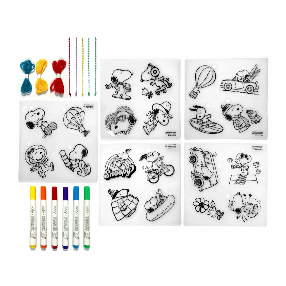 Ooly® x Peanuts®: DIY Shrink Art Kit & Mini Paint Markers