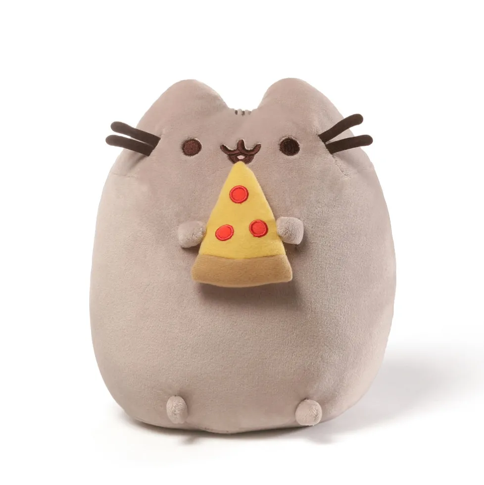 Pusheen with Pizza 9.5"