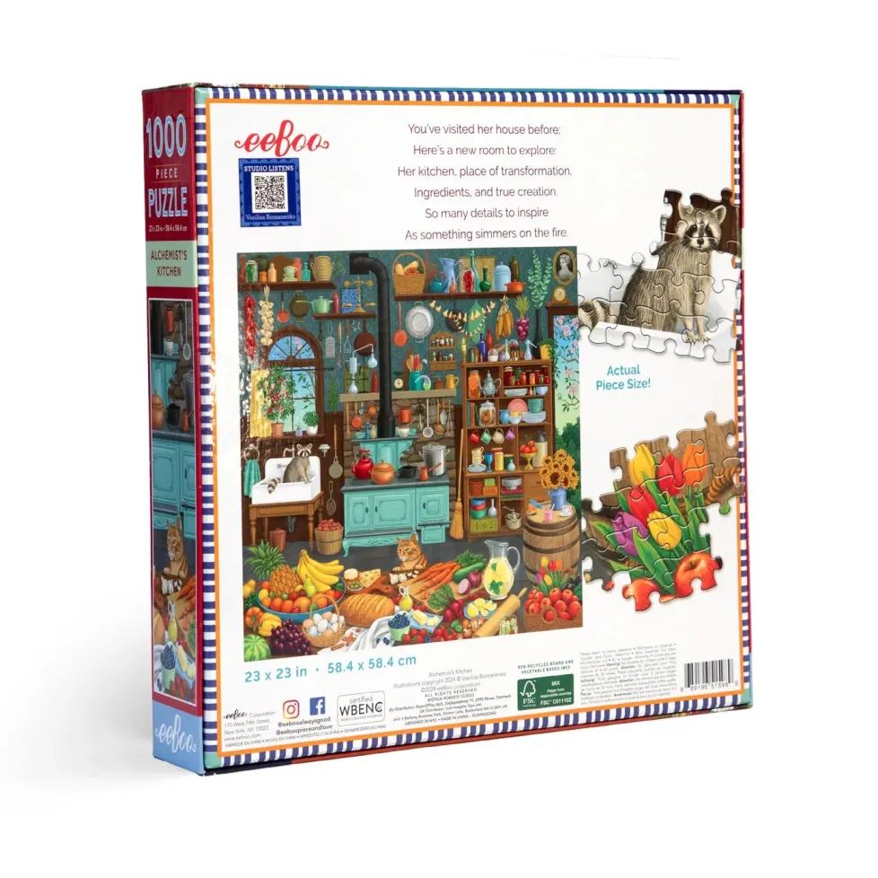 eeBoo 1000 Piece Puzzle Alchemist's Kitchen