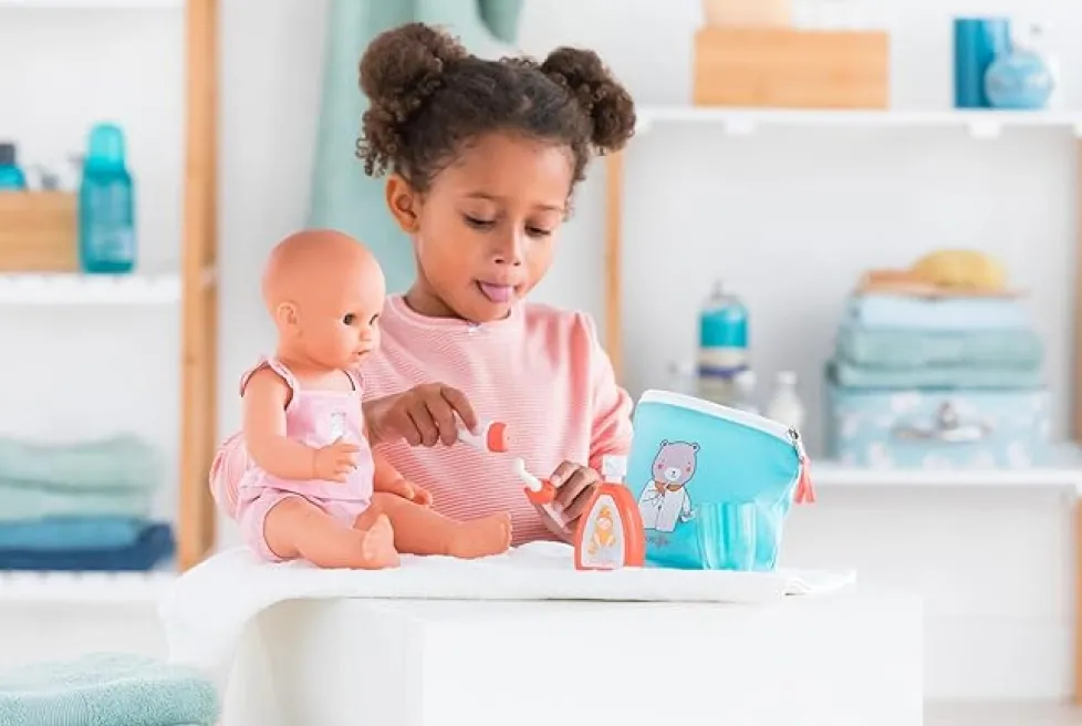 Corolle Dolls Pouch & Accessories (for 12