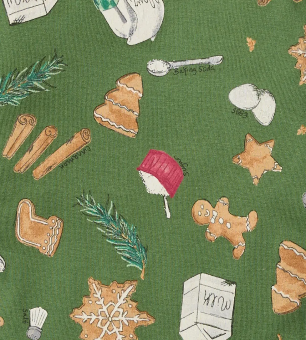 Burt's Bees Organic Baby One-Piece Sleep & Play Holiday Cookies