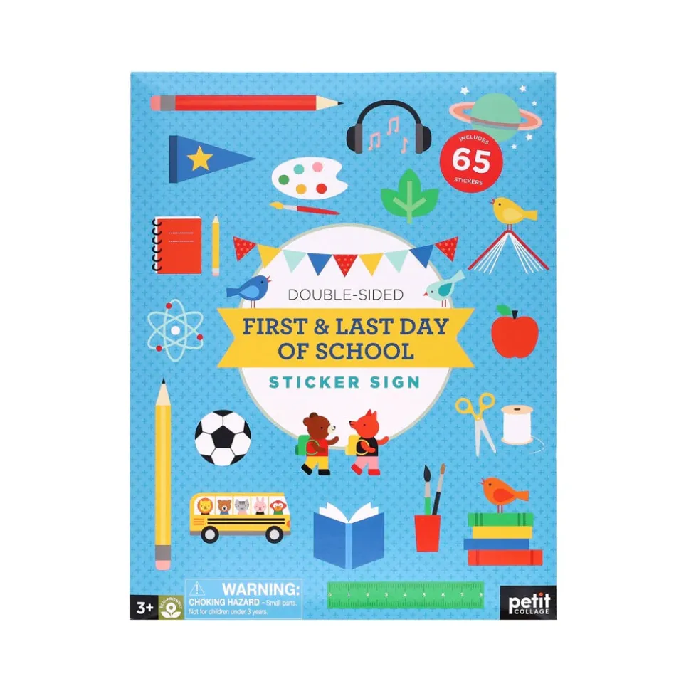 First & Last Day of School Sticker Sign