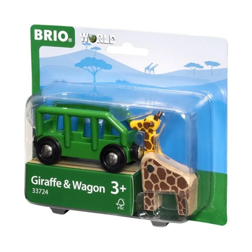Brio Giraffe and Wagon 33724