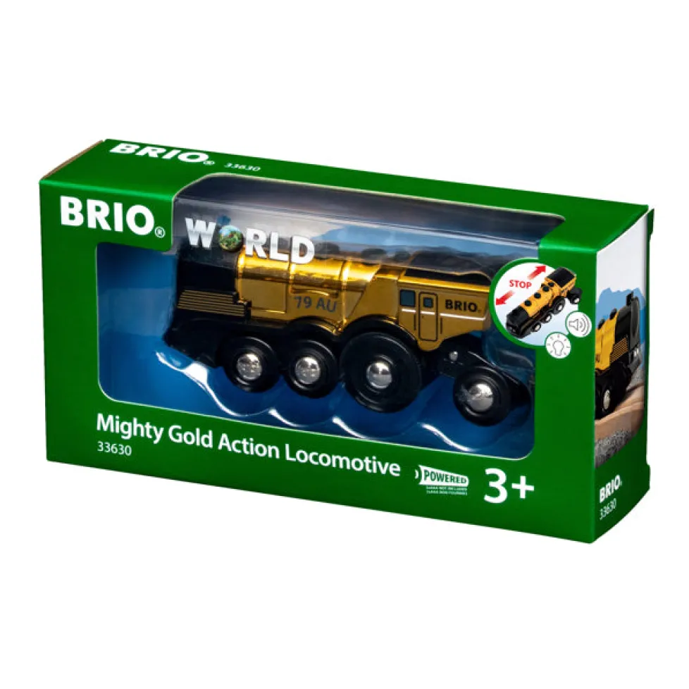 Brio Mighty Gold Action Locomotive 33630