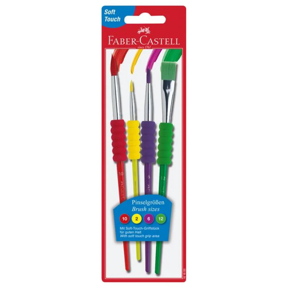 Faber-Castell Soft Touch Paint Brush Set