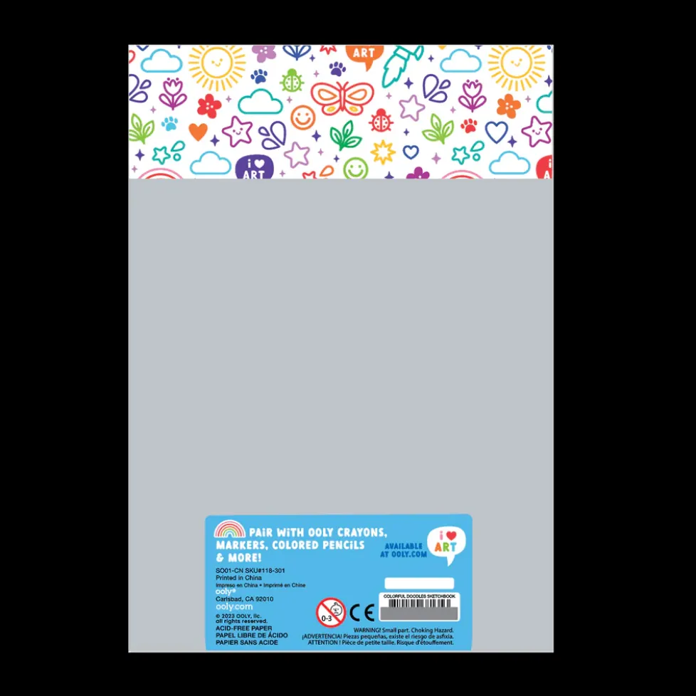 Ooly Colorful Doodles Sketchbook