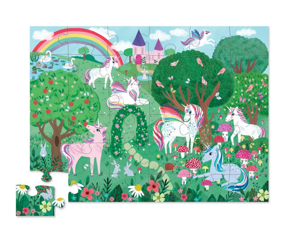 Crocodile Creek 36 Piece Floor Puzzle Unicorn Dreams