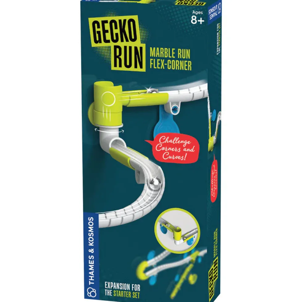 Thames & Kosmos: Gecko Run Expansion Pack - Marble Run Flex-Corner