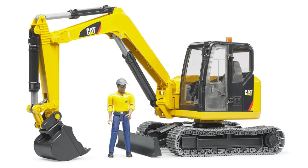 Bruder® CAT® Mini Excavator with Worker
