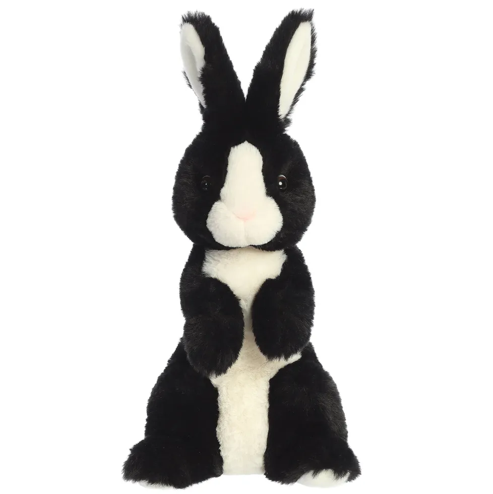 Aurora Sitting Pretty Bunny Black 14"