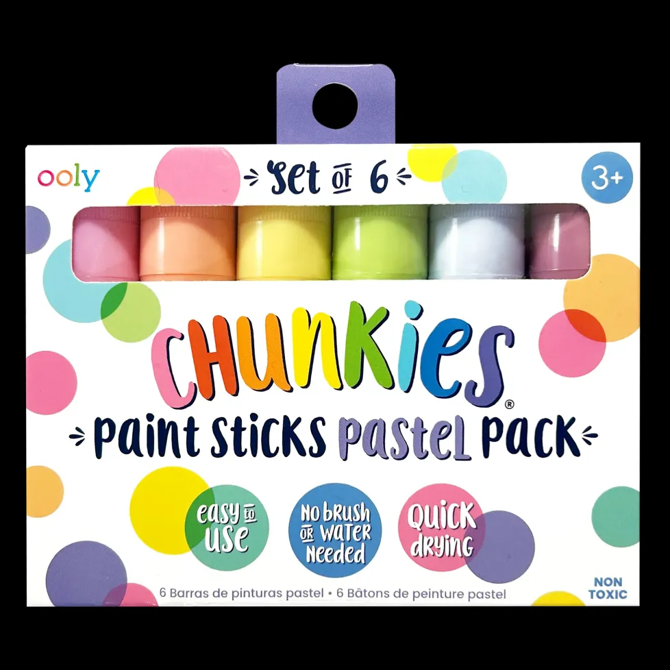 Ooly Chunkies Paint Sticks - Pastel
