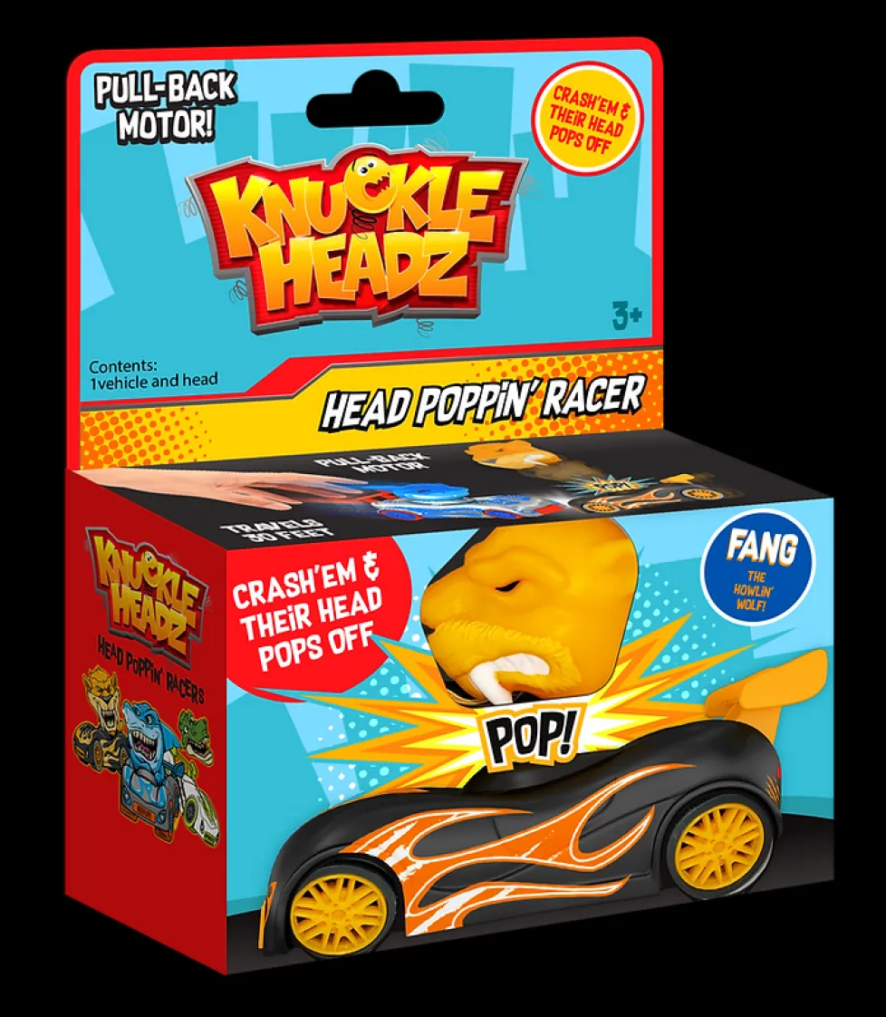 Knuckle-Headz Head Poppin' Racers™: Saber Tooth