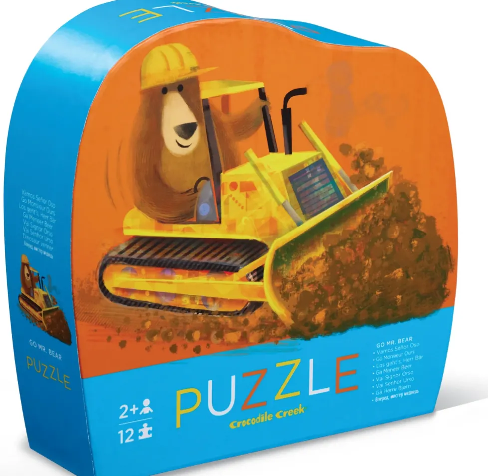 Crocodile Creek 12 Piece Mini Puzzle Mister Bear