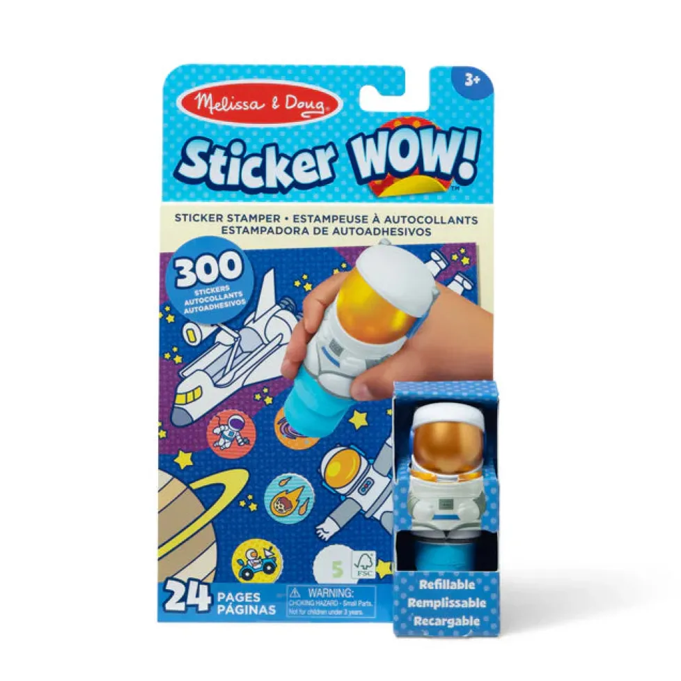 Melissa & Doug® Sticker WOW!® Activity Pad & Sticker Stamper - Astronaut