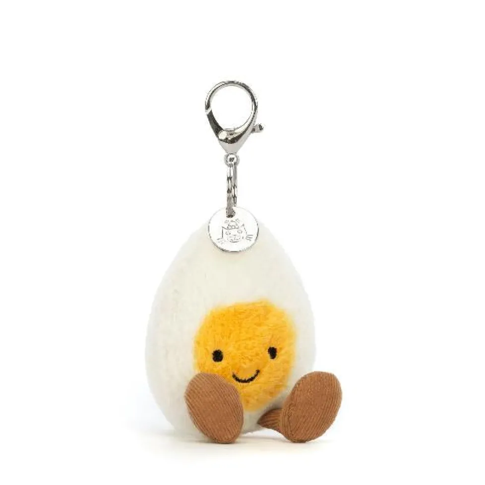 Jellycat Amuseable Happy Boiled Egg Bag Charm 7"