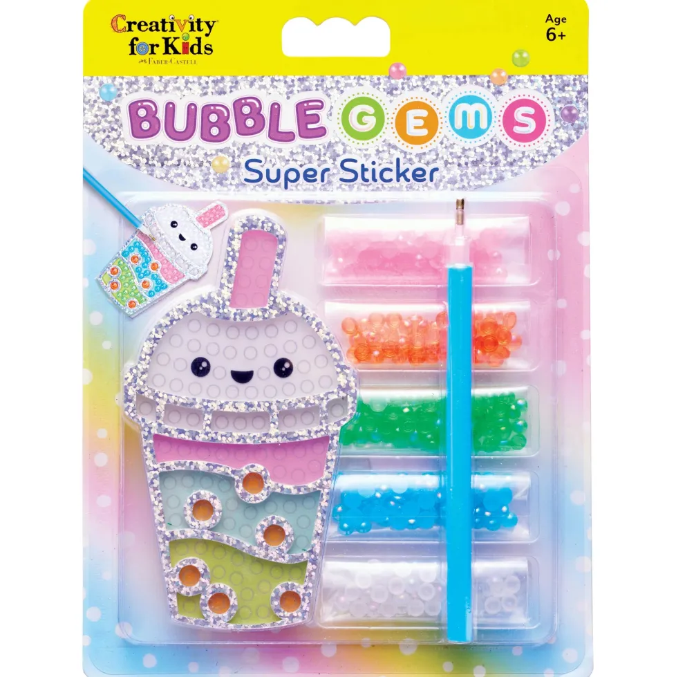Creativity for Kids Bubble Gems™ Super Sticker Bubble Tea
