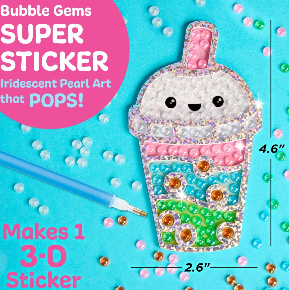 Creativity for Kids Bubble Gems™ Super Sticker Bubble Tea