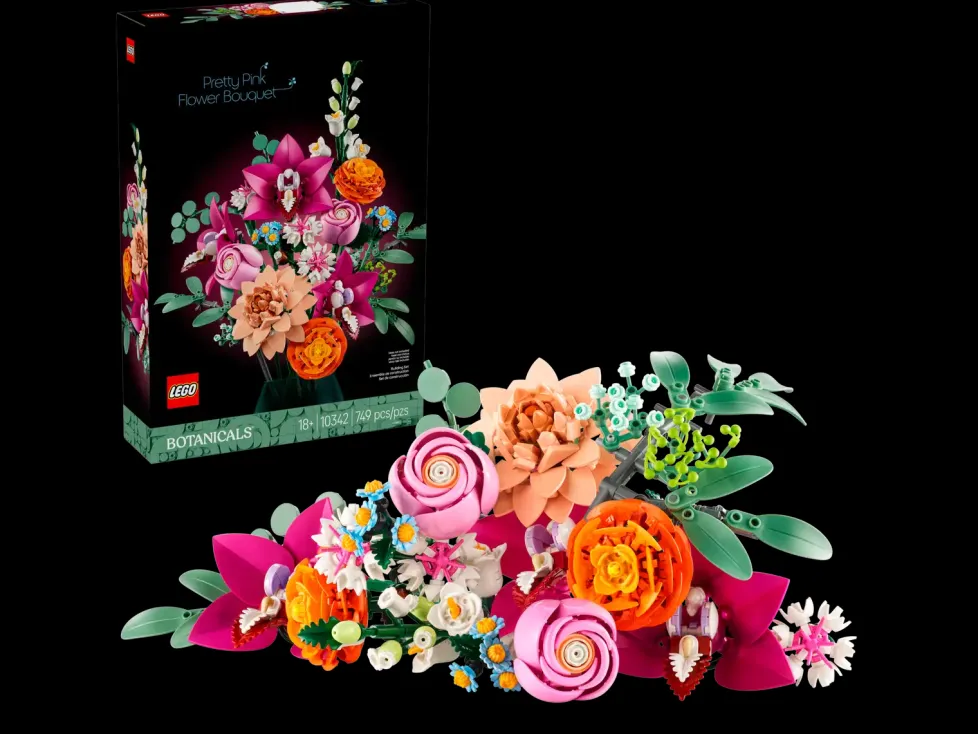 LEGO® Botanicals: Pretty Pink Flower Bouquet 10342