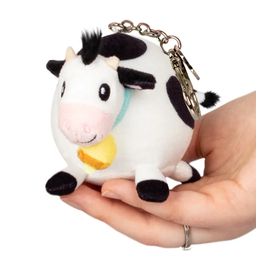 Squishable® Micro Keychain: Cow 3"