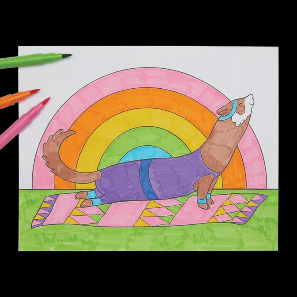 Ooly Color-In' Book - Work and Play Everyday