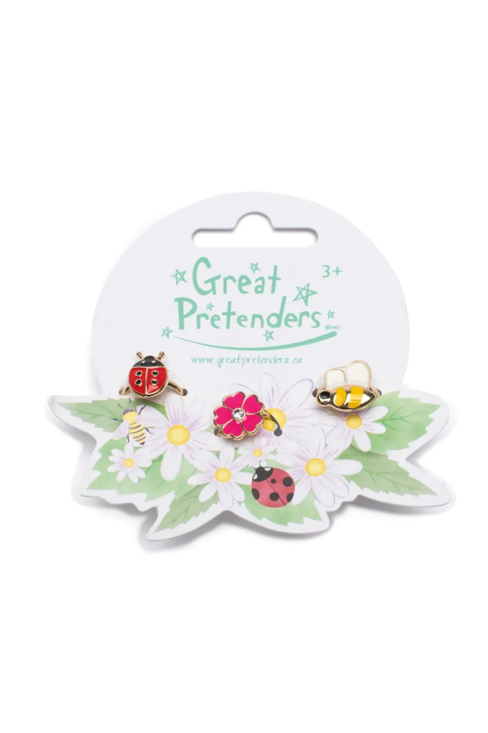Great Pretenders Ladybug Garden Ring Set