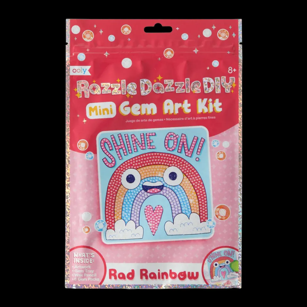 Ooly Razzle Dazzle DIY Gem Art Kit Rad Rainbow