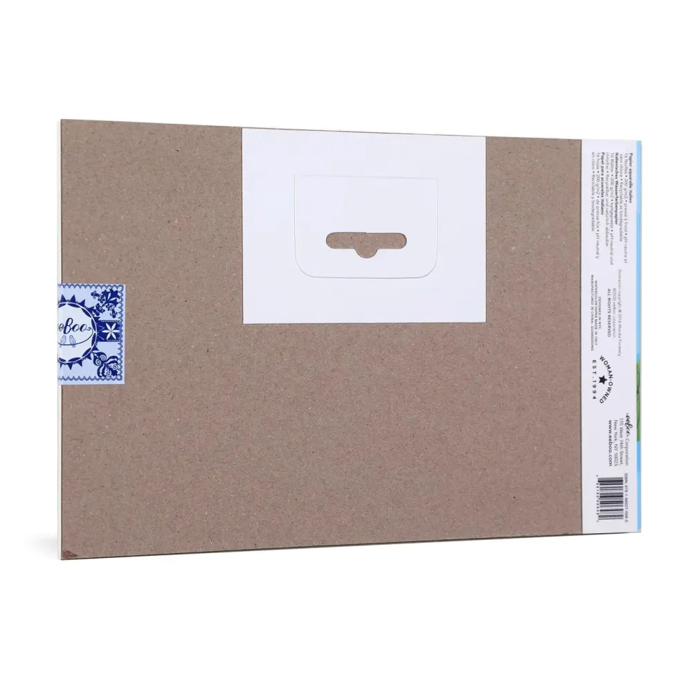 eeBoo Watercolor Pad: Woodland Rainbow