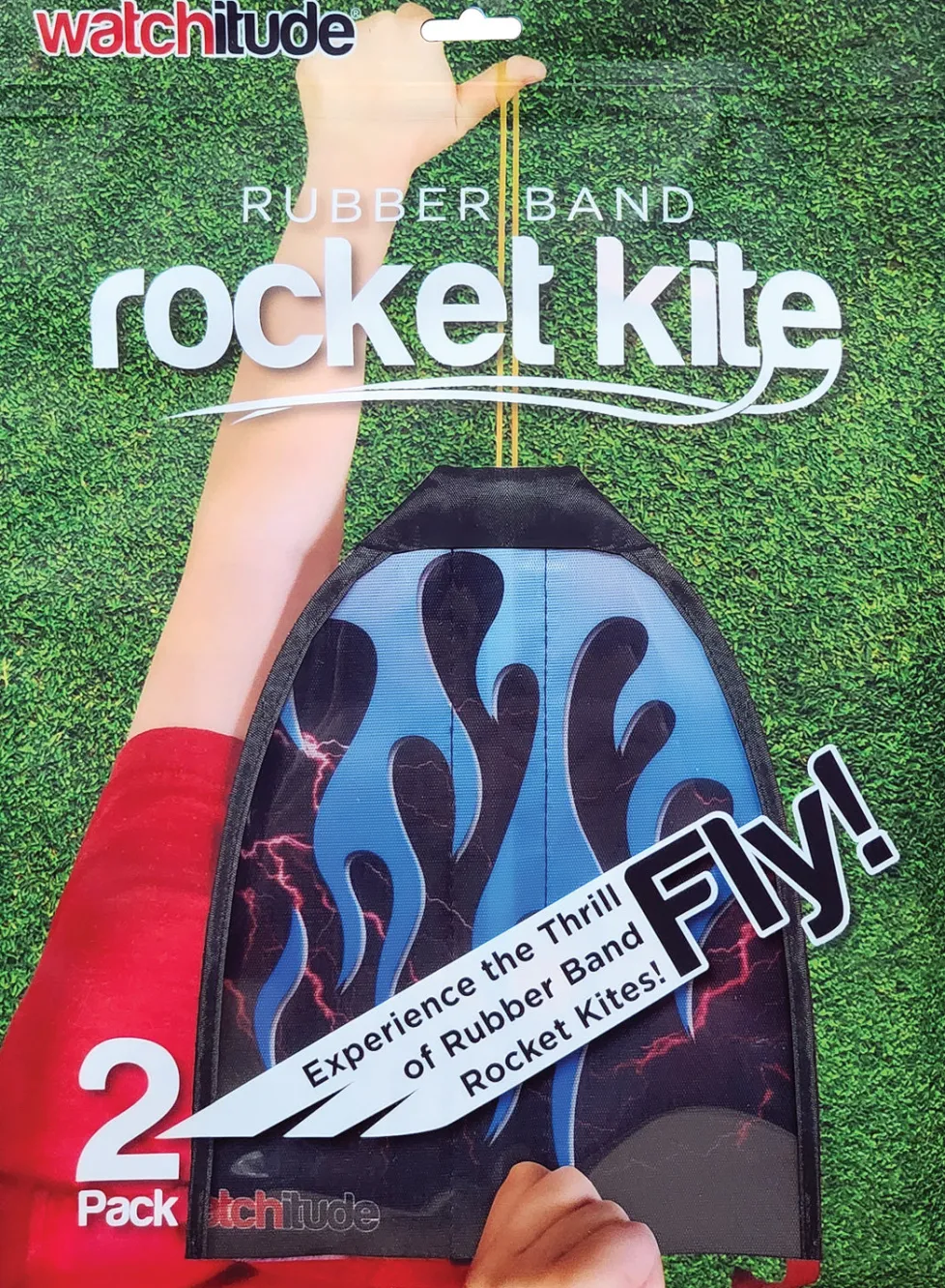 Watchitude Rubber Band Rocket Kite (2 Pack)