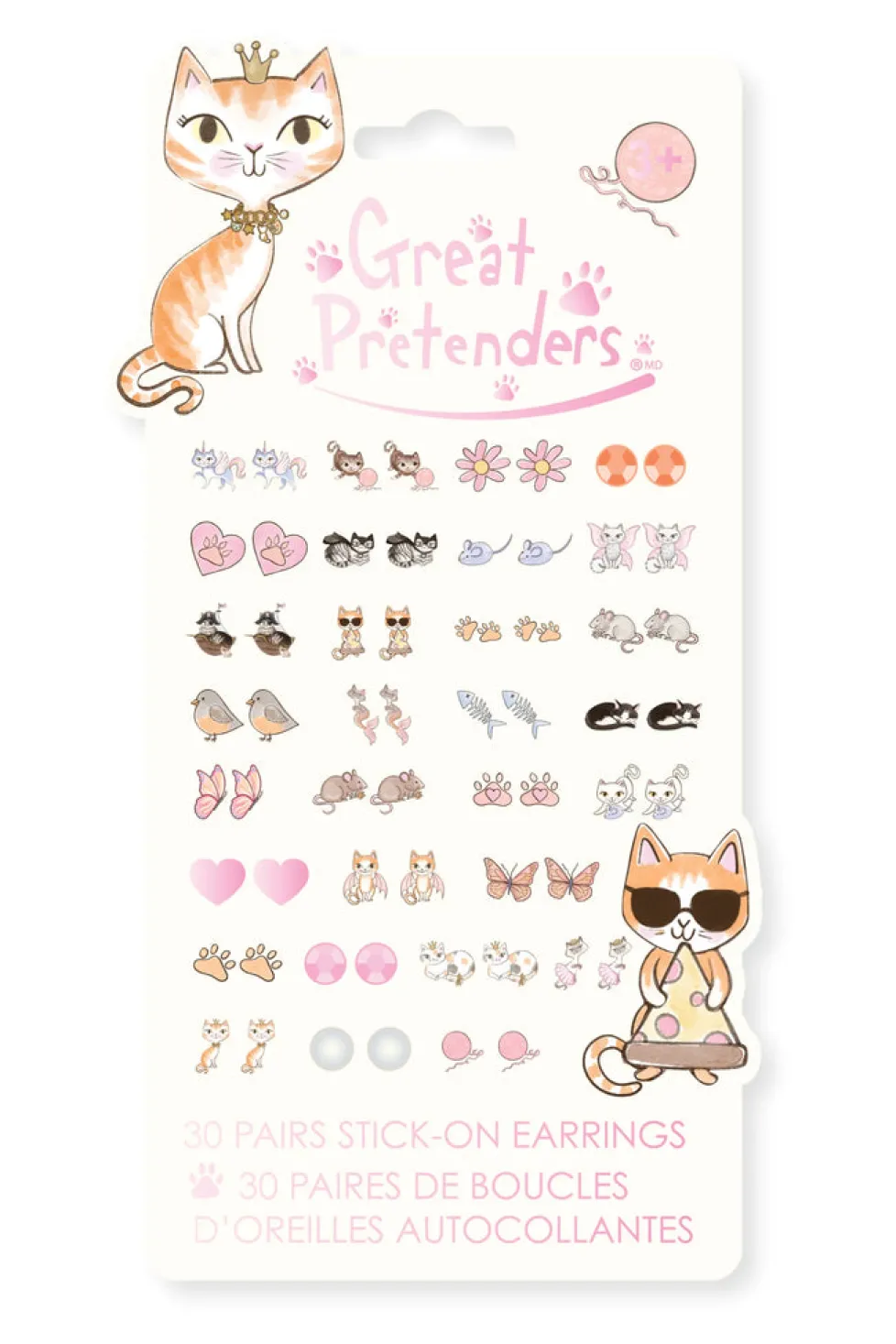 Great Pretenders Sticker Earrings: Paw-some