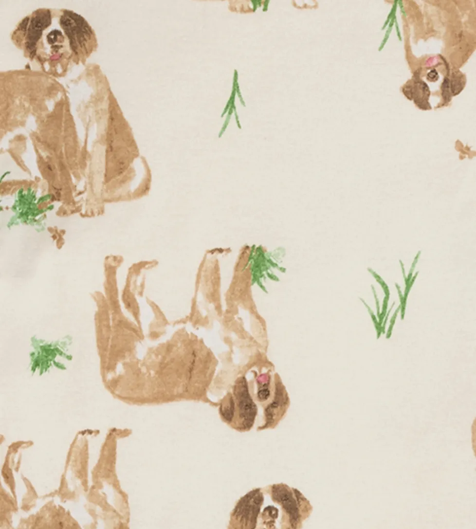 Burt's Bees Organic Baby One-Piece Sleeper St. Bernard