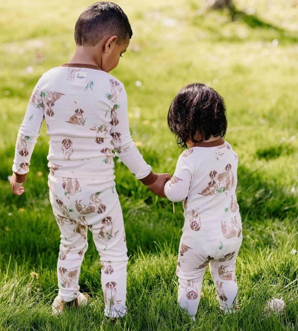 Burt's Bees Organic Baby One-Piece Sleeper St. Bernard