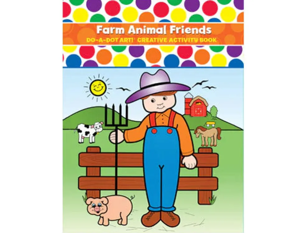 Do-A-Dot Art® Coloring Book: Farm Animal Friends