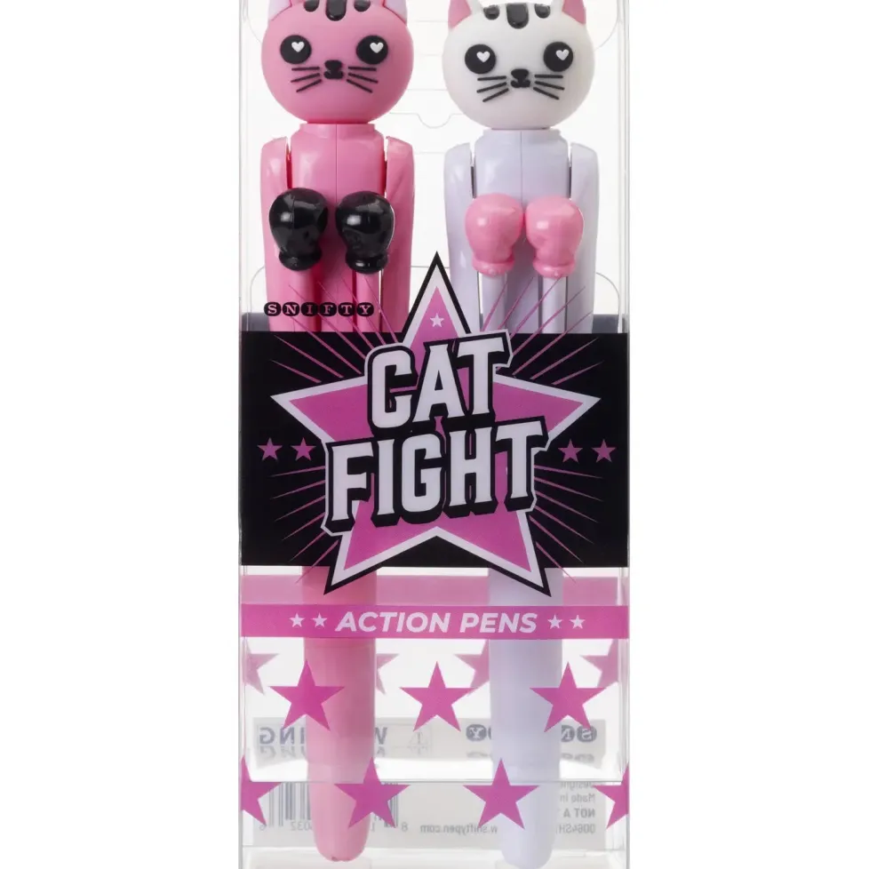 Snifty Cat Fight Action Pens
