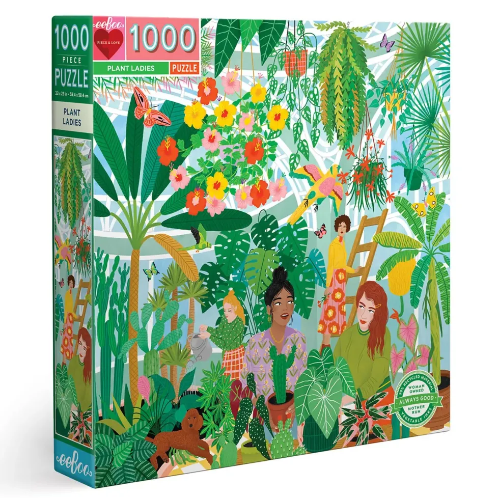eeBoo 1000 Piece Puzzle Plant Ladies