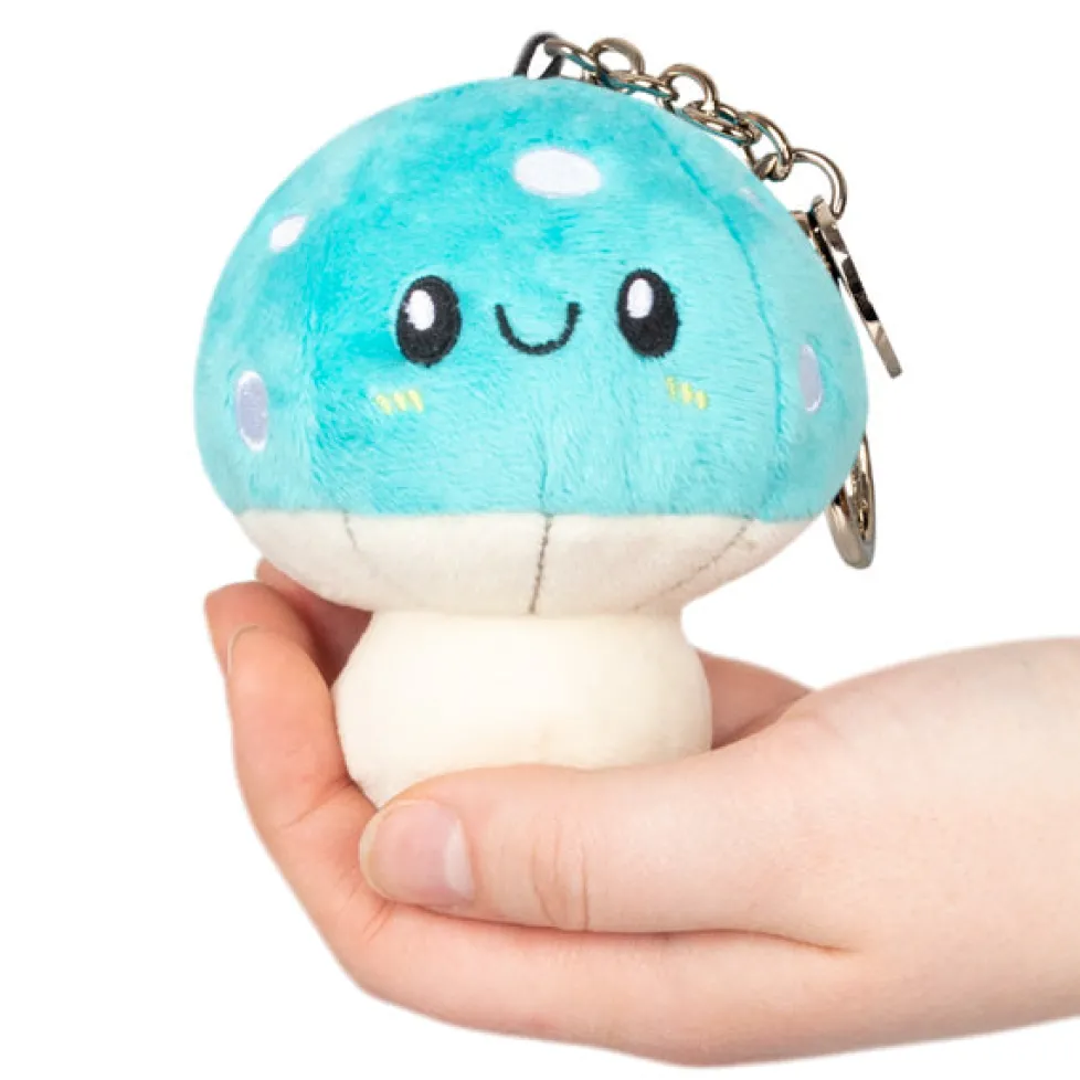 Squishable® Micro Keychain: Turquoise Mushroom 3" - Discontinued
