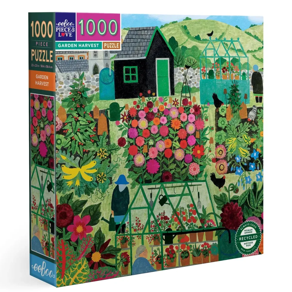 eeBoo 1000 Piece Puzzle Harvest Garden