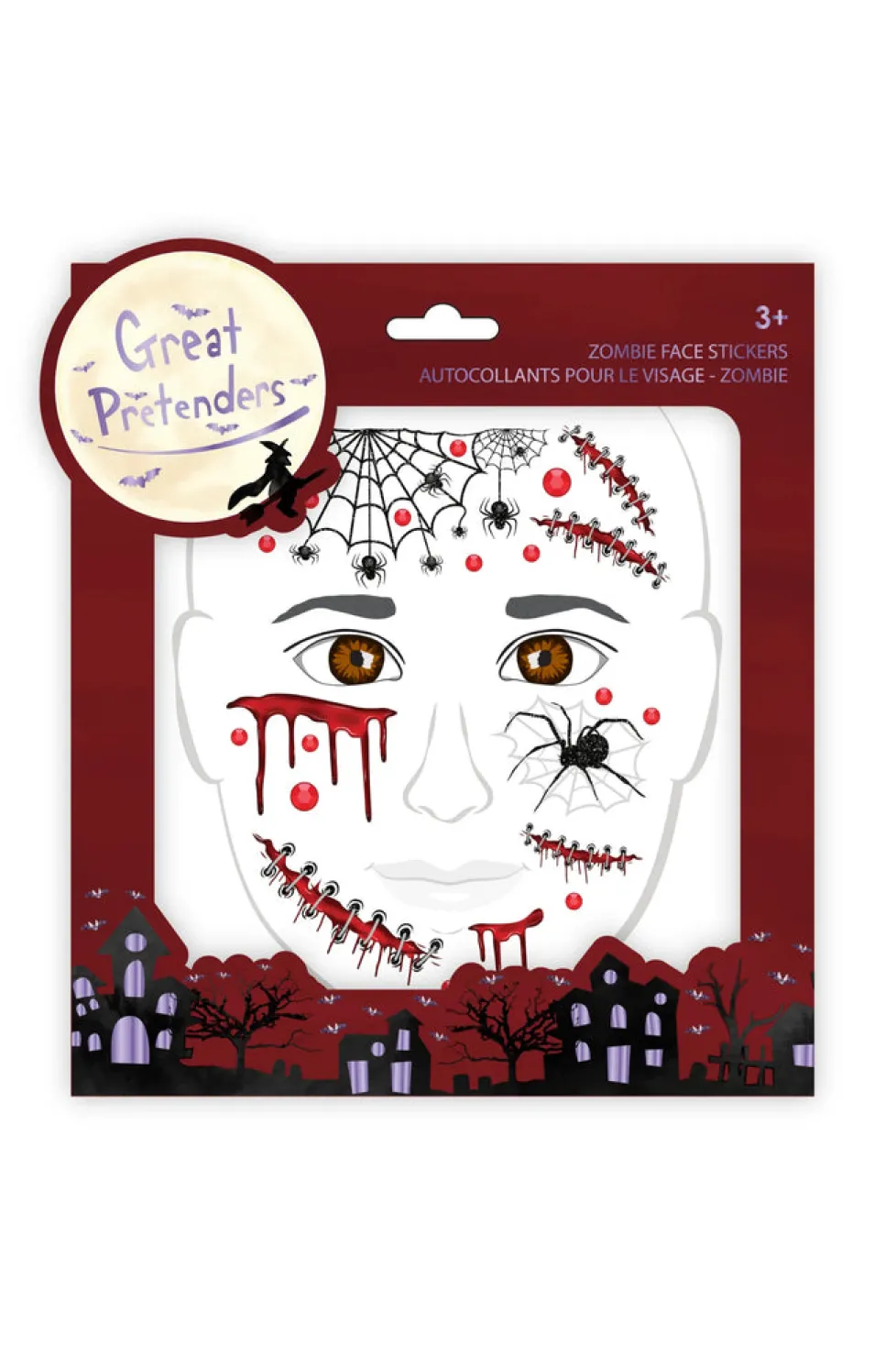 Great Pretenders Zombie Face Stickers