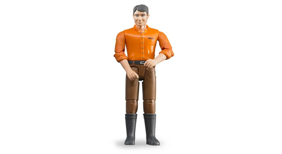 Bruder® Man Light Skin Brown Jeans