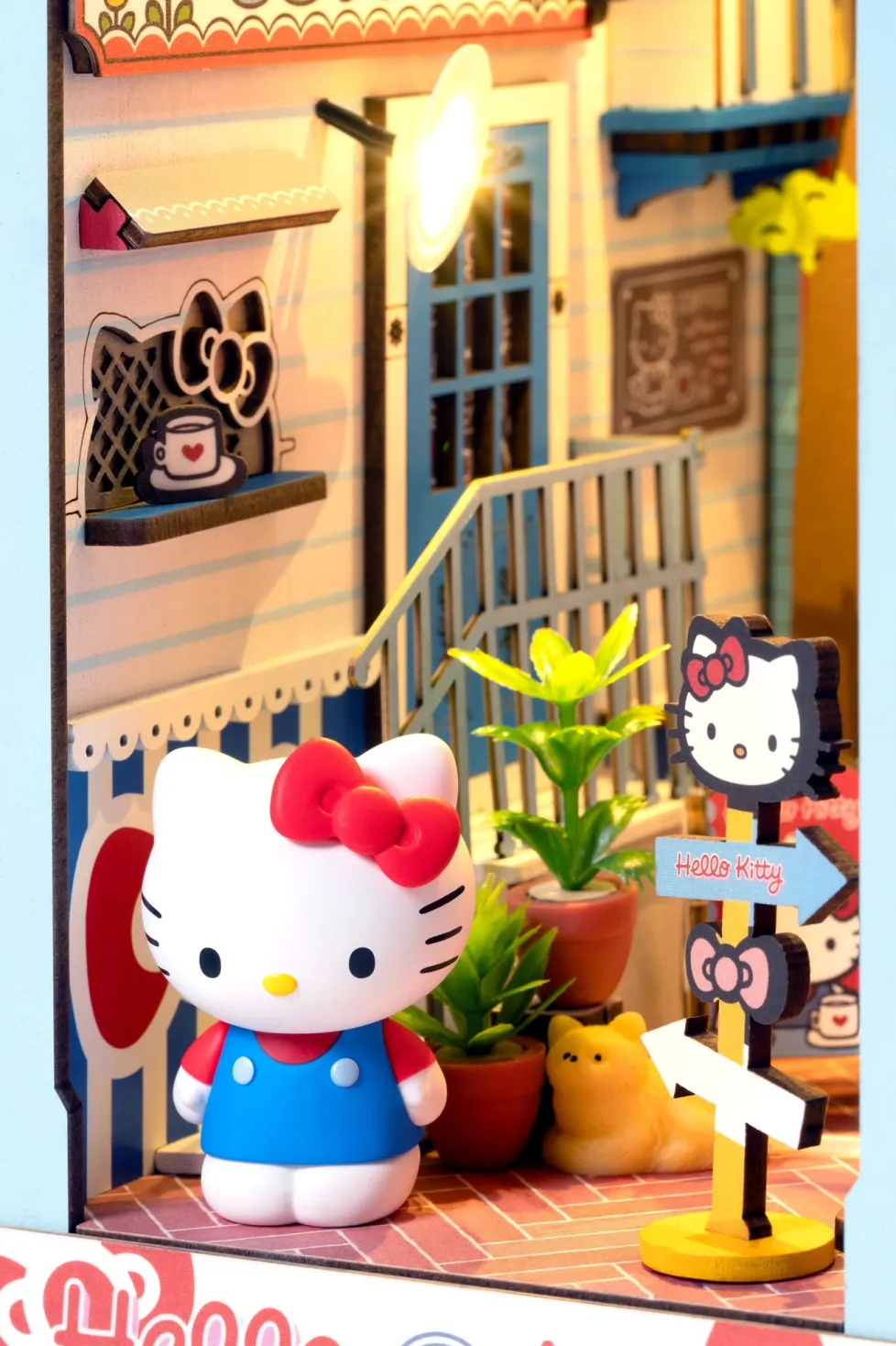 Hands Craft Hello Kitty® Town Square Book Nook Kit