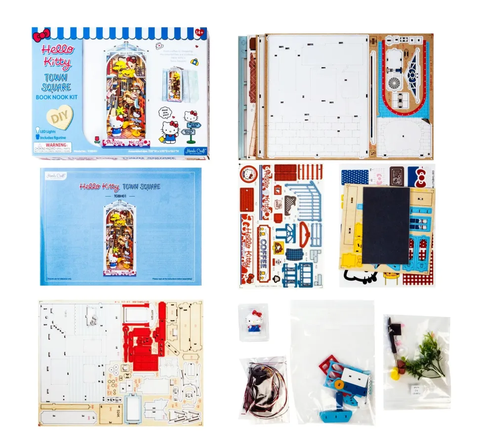 Hands Craft Hello Kitty® Town Square Book Nook Kit