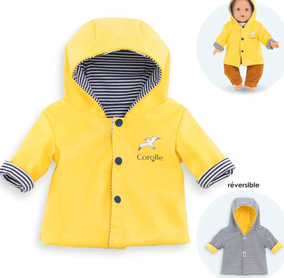 Corolle Dolls Clothes Reversible Raincoat