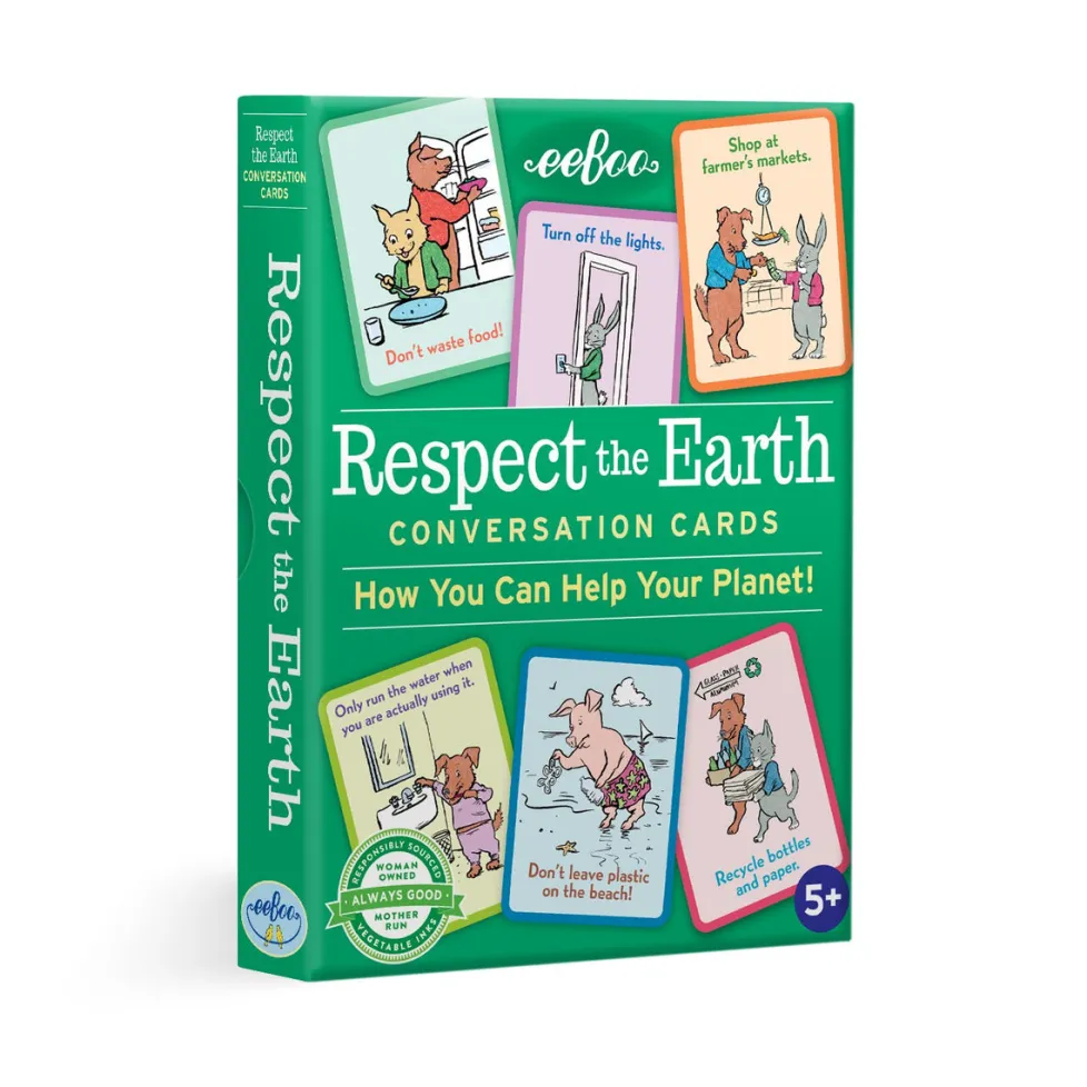 eeBoo Conversation Cards- Respect the Earth