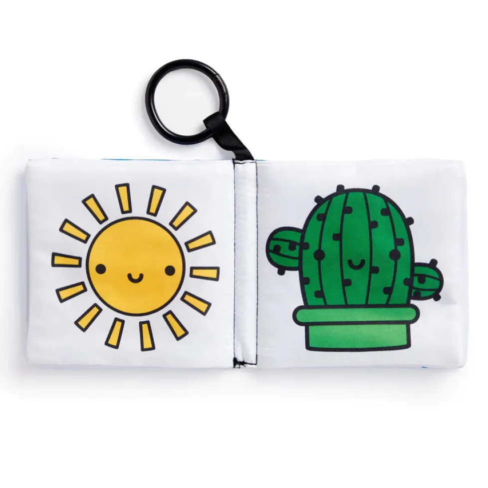 Mudpuppy Crinkle Fabric Stroller Book: Rainbow World