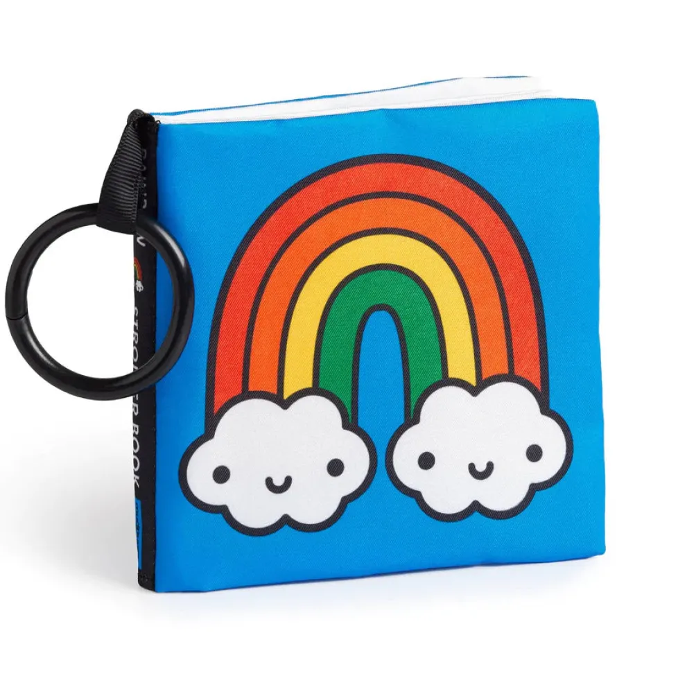 Mudpuppy Crinkle Fabric Stroller Book: Rainbow World