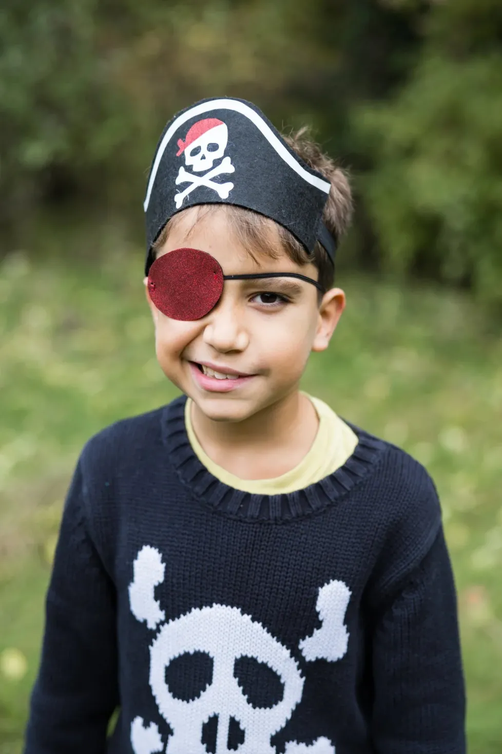 Great Pretenders Pirate Hat Headband with Eyepatch