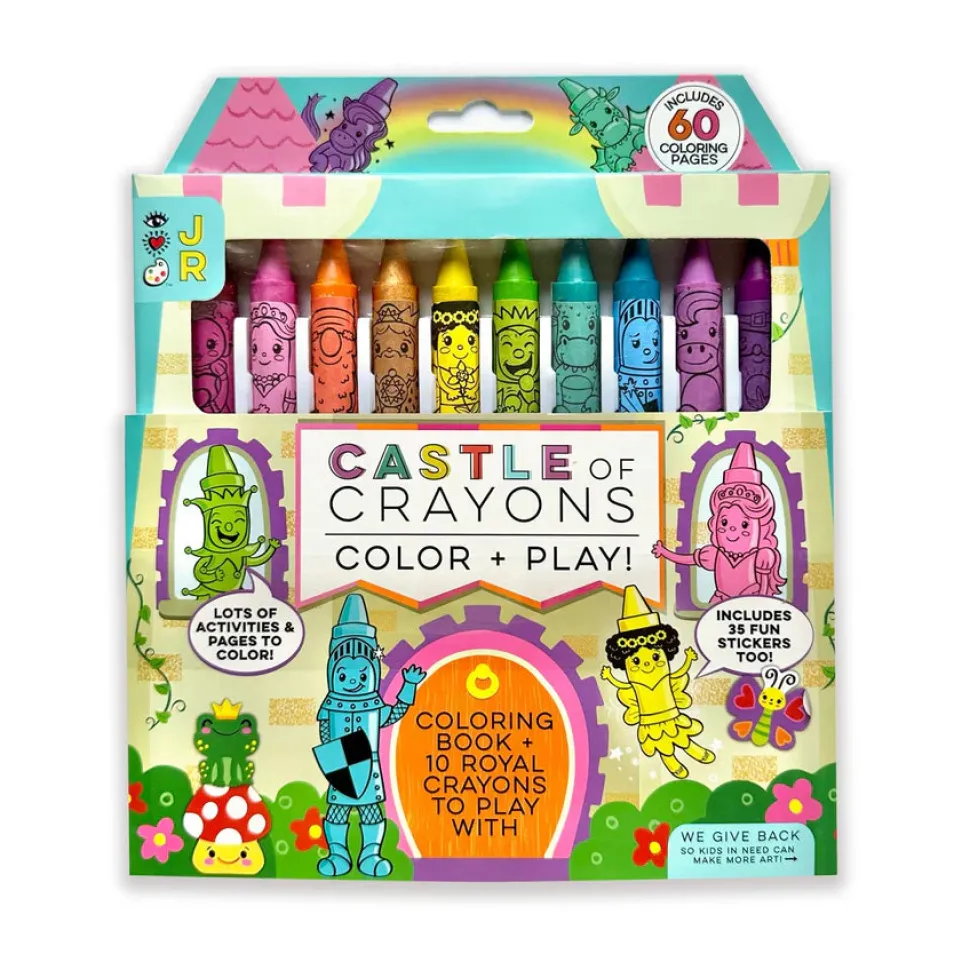 Bright Stripes Castle of Crayons