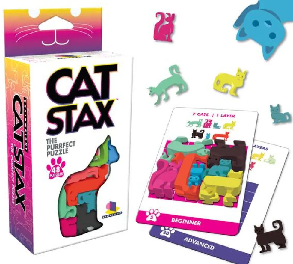Brainwright Cat Stax™: The Purrfect Puzzle