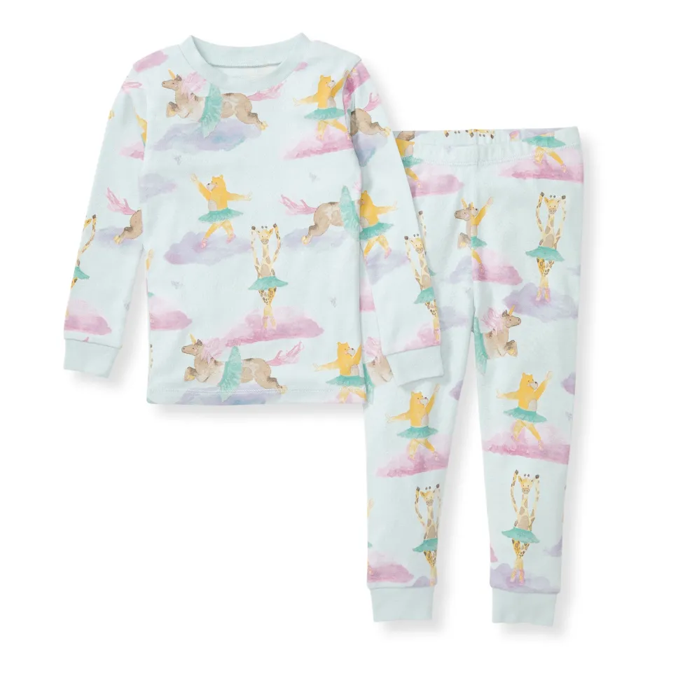Burt's Bees Organic Two-Piece Pajamas Dream Ballet