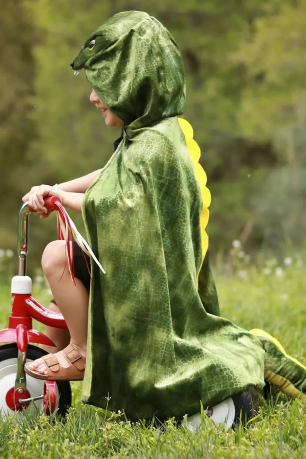 Great Pretenders T-Rex Hooded Cape Size 4/6